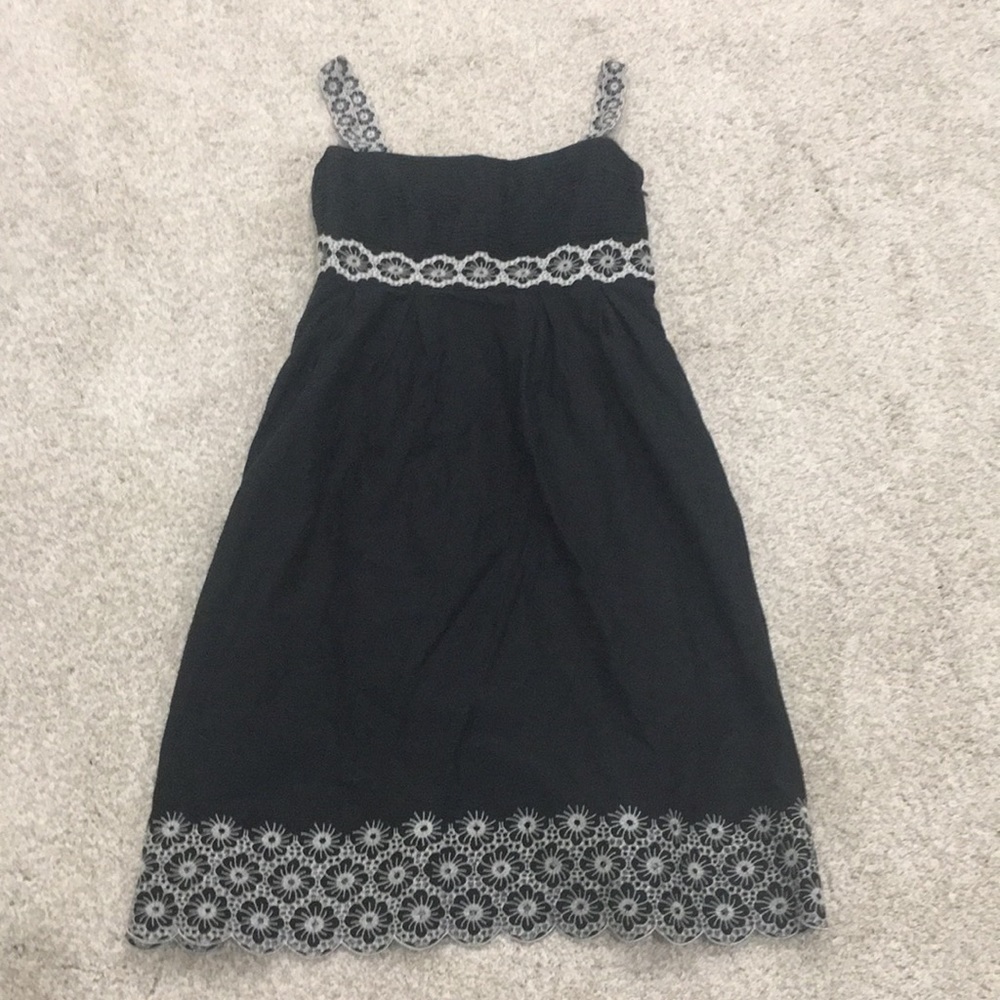 Black and white summer dress